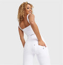 WRUP SNUG Jeans - High Waisted - Flare - White