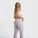 WRUP SNUG Jeans - High Waisted - Full Length - Light Grey