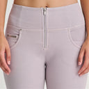 WRUP SNUG Jeans - High Waisted - Full Length - Light Grey