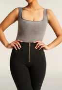 WRUP Fashion with Elastane Side - High Waist - Super Flare - Black