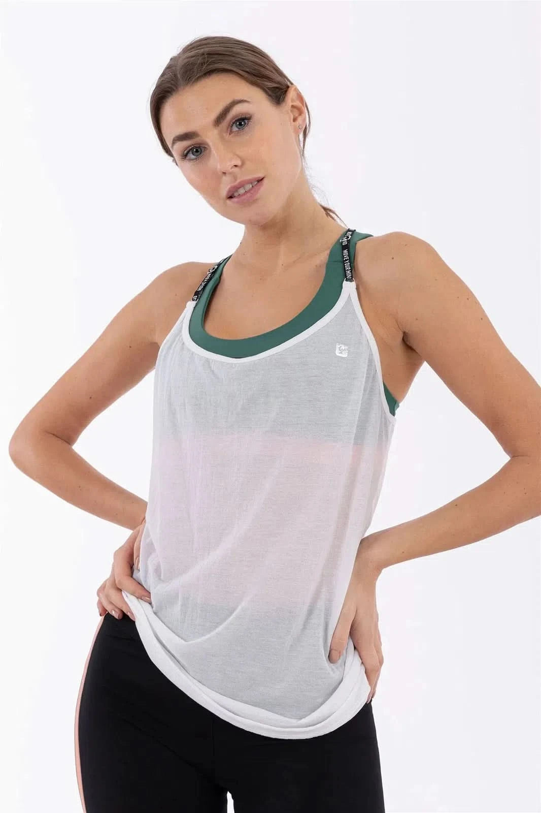 Yoga Tank Top - White 3