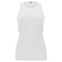 Yoga tank top with a criss cross back - White