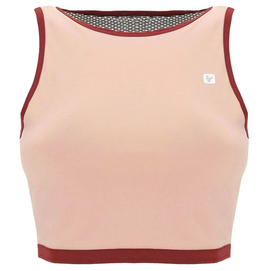 Yoga Top 100% Made in Italy - Beige + Burgundy
