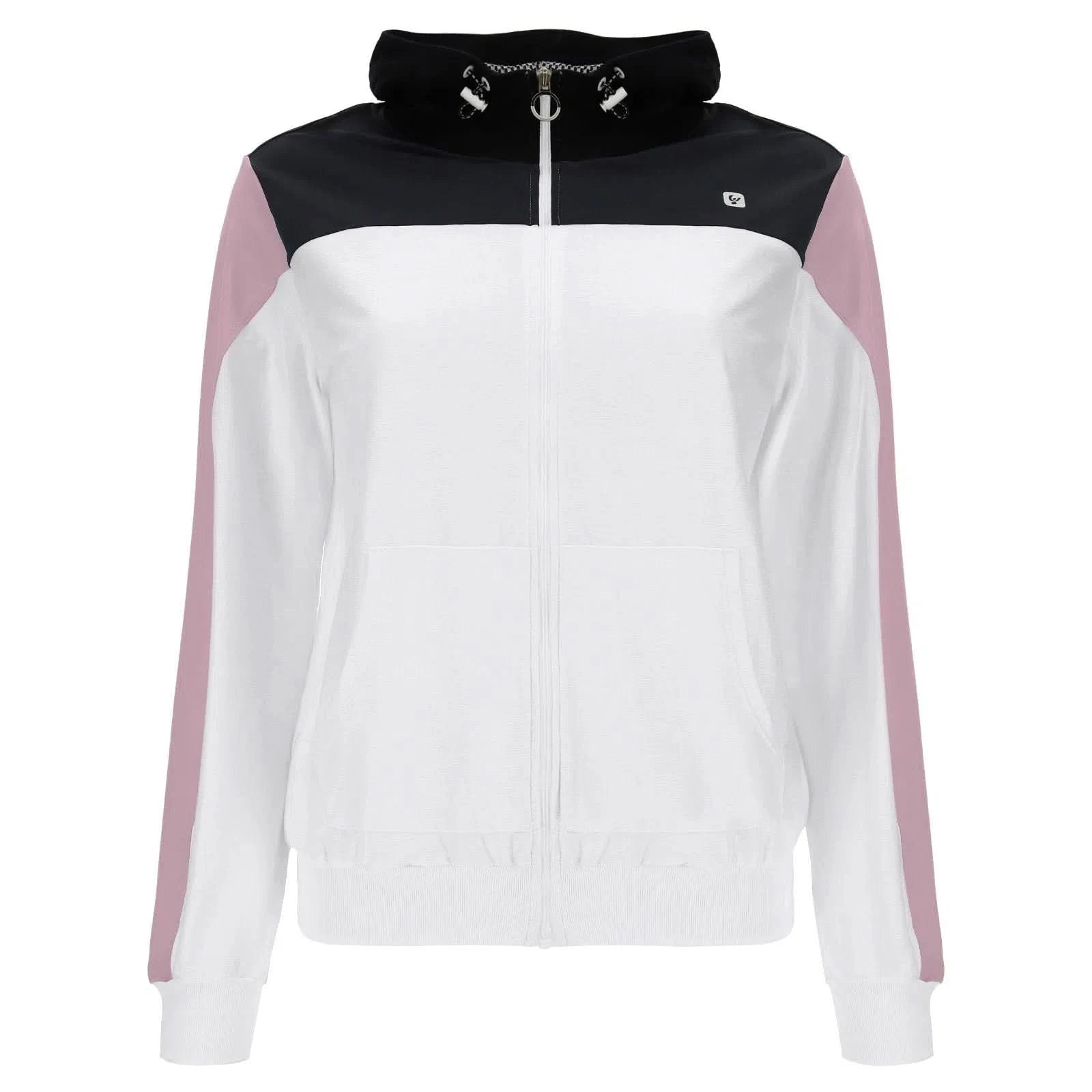 Zip Up Hoodie + Mauve Sleeve
