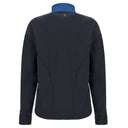 Zip Up Sweatshirt - Black + Blue Panel
