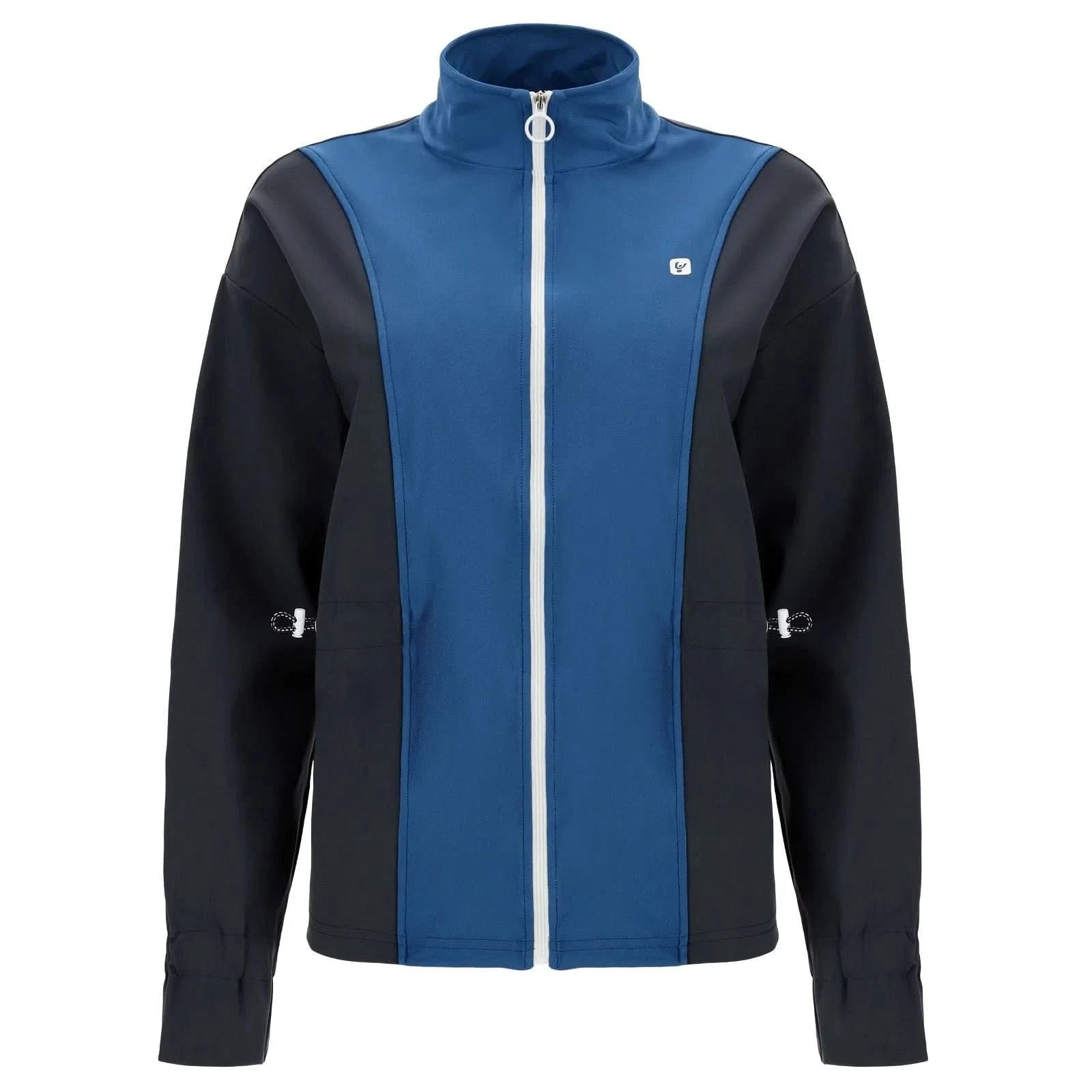 Zip Up Sweatshirt + Blue Panel