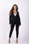 Made In Italy Suit Blazer - Black 5
