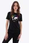 Women’s T-shirt - “We are all the same” - Black 1