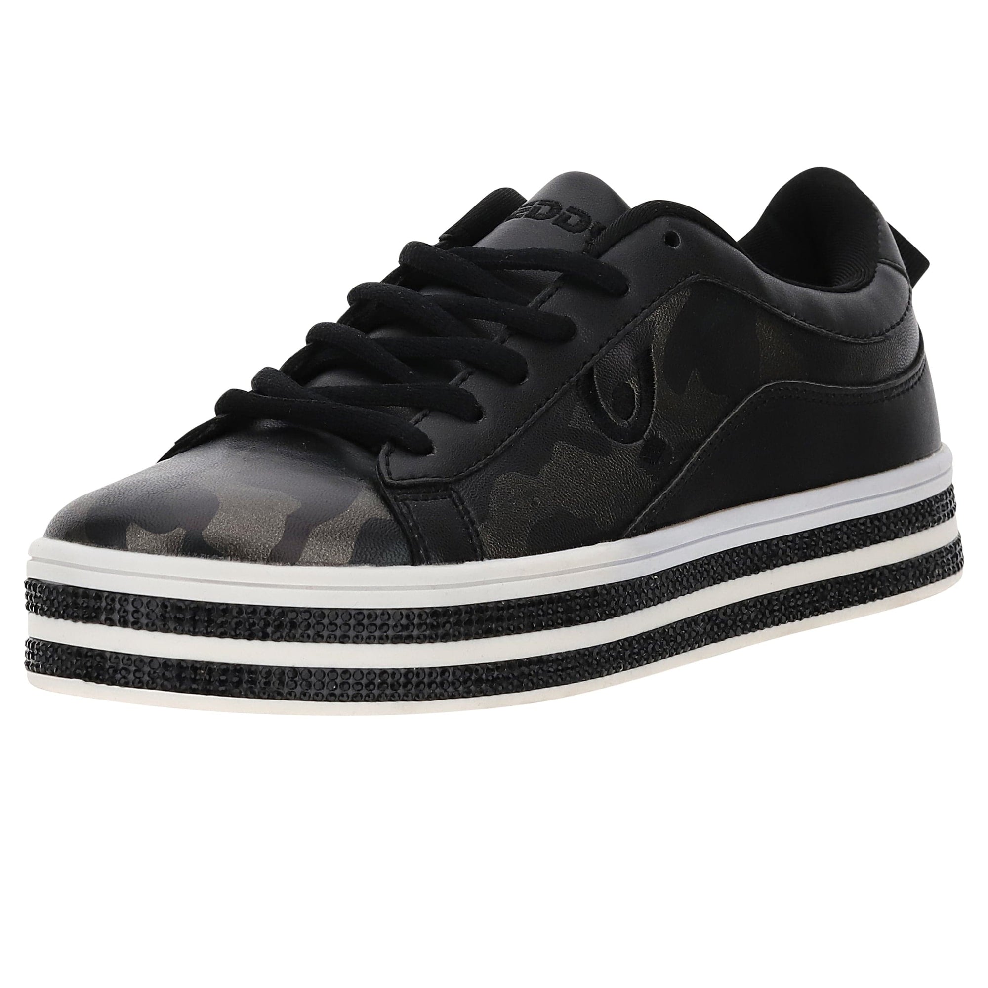 Women’s Camouflage Trainers - Black 1