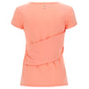 Cross Front T Shirt - Peach 2