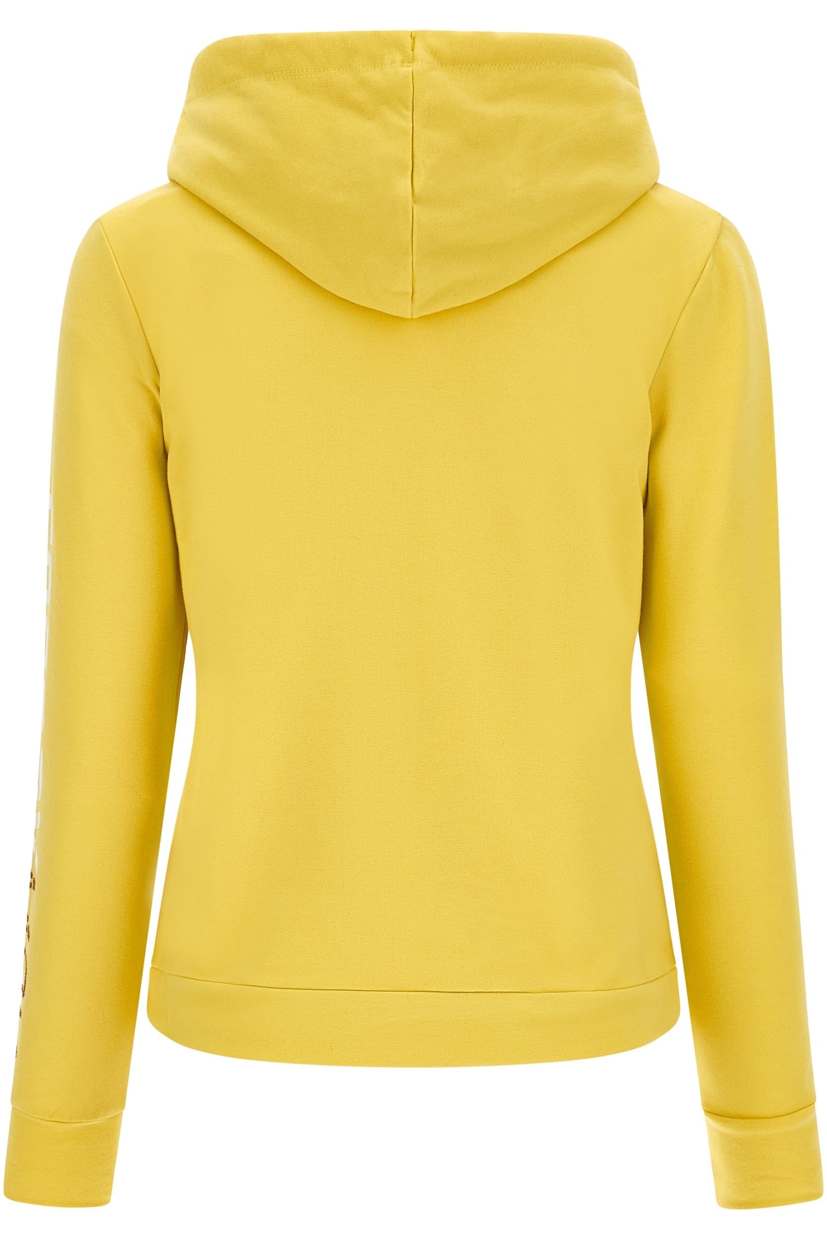 Sweatshirt with hood - Yellow + Gold glitter details 2