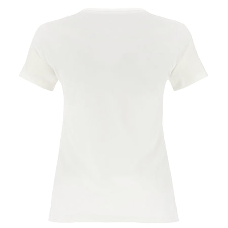 T Shirt with Crystal Detail - White 2