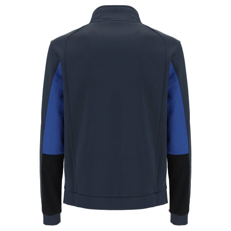 Comfort Fit Sweatshirt with mesh inserts - Navy Blue 4
