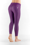 N.O.W® Faux Leather - High Waisted - 7/8 Length - Imperial Purple 1