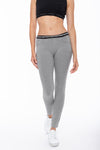 N.O.W.® Yoga Fashion - High Waisted - Full Length - Melange Grey 6