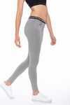 N.O.W.® Yoga Fashion - High Waisted - Full Length - Melange Grey 7