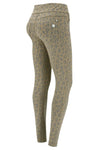 N.O.W.® Yoga Fashion - Mid Waist - Full Length - Beige Leopard 4