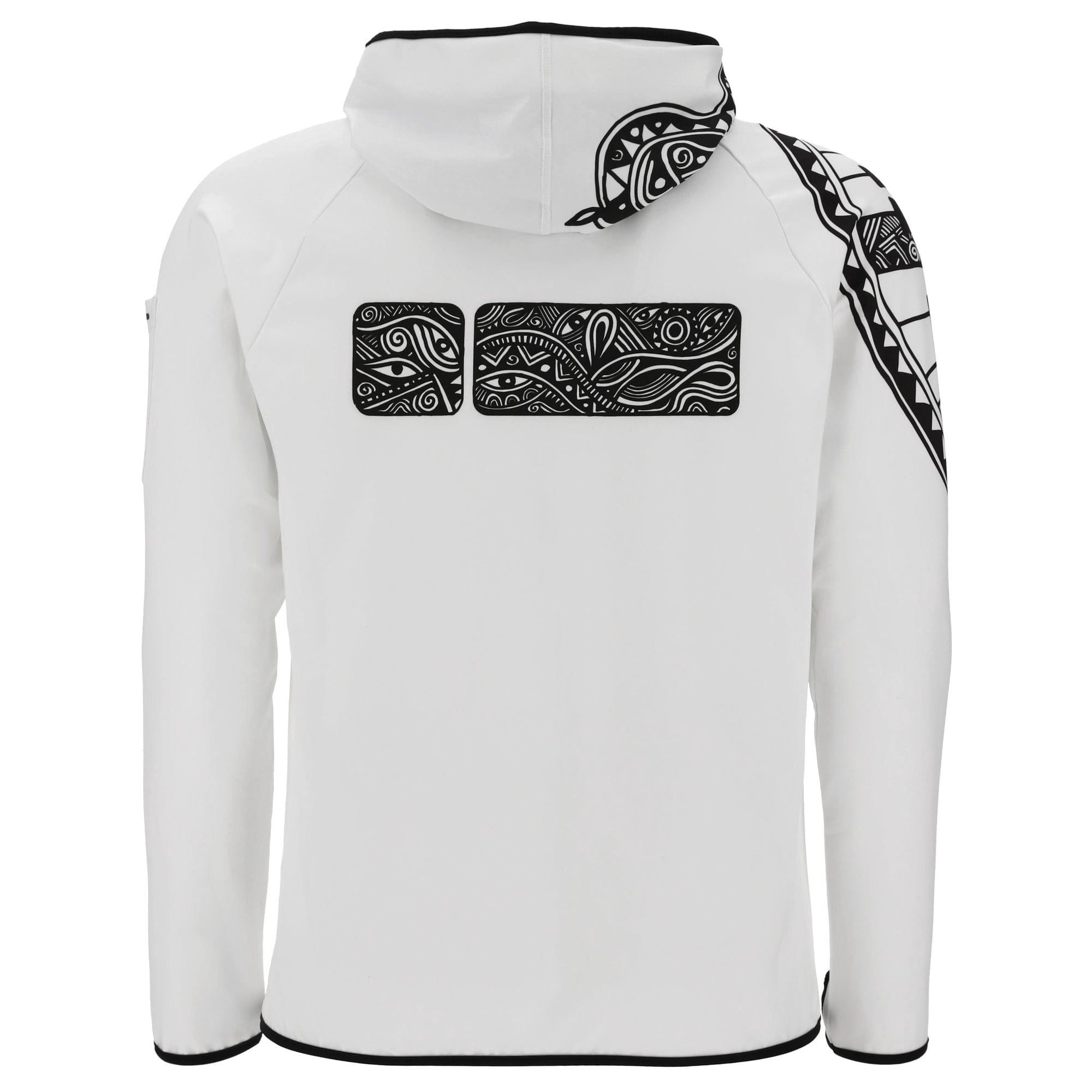 Men's Zip Up hoodie - White 3
