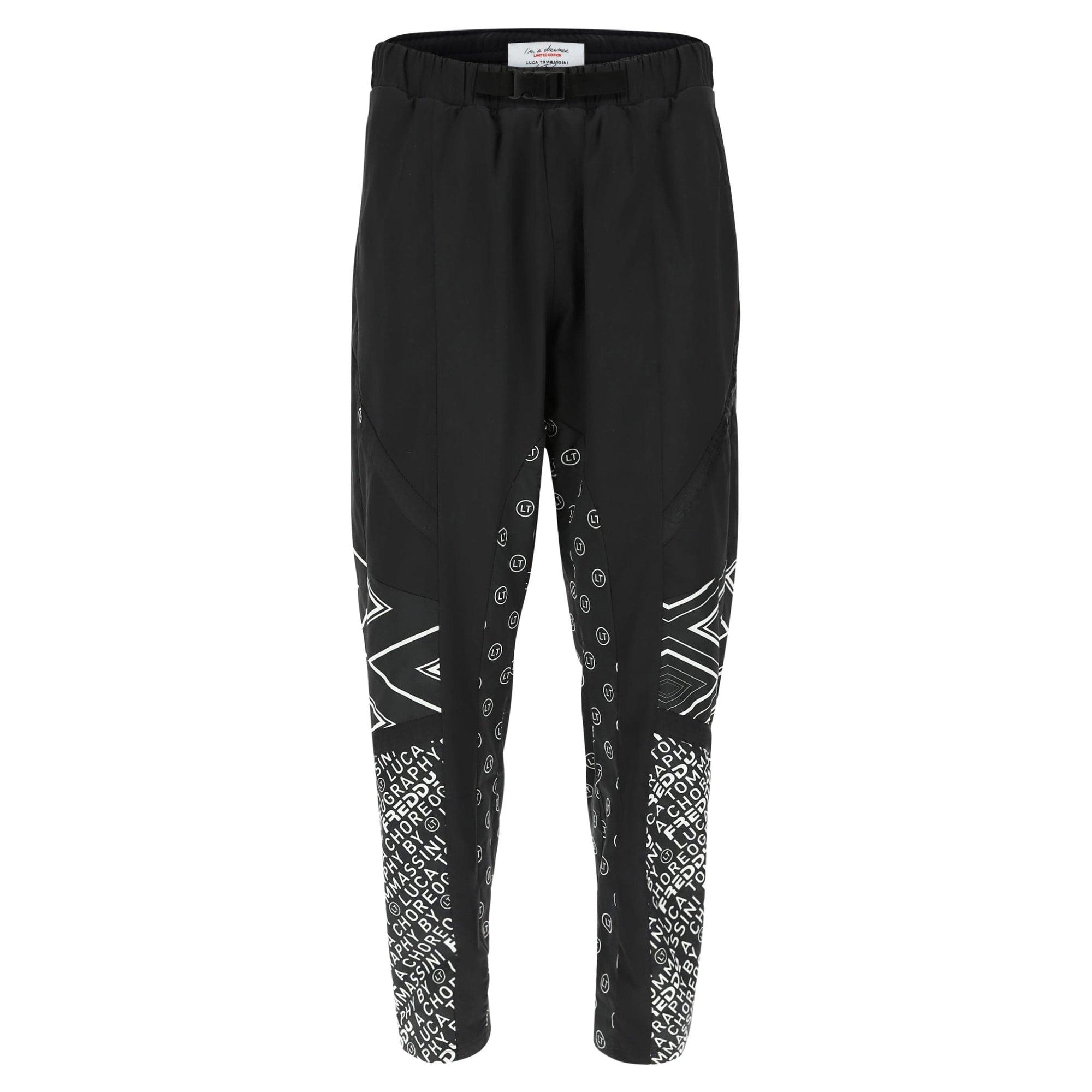 Trousers unisex with pattern print - A Choreography by Luca Tommassini - Black 1