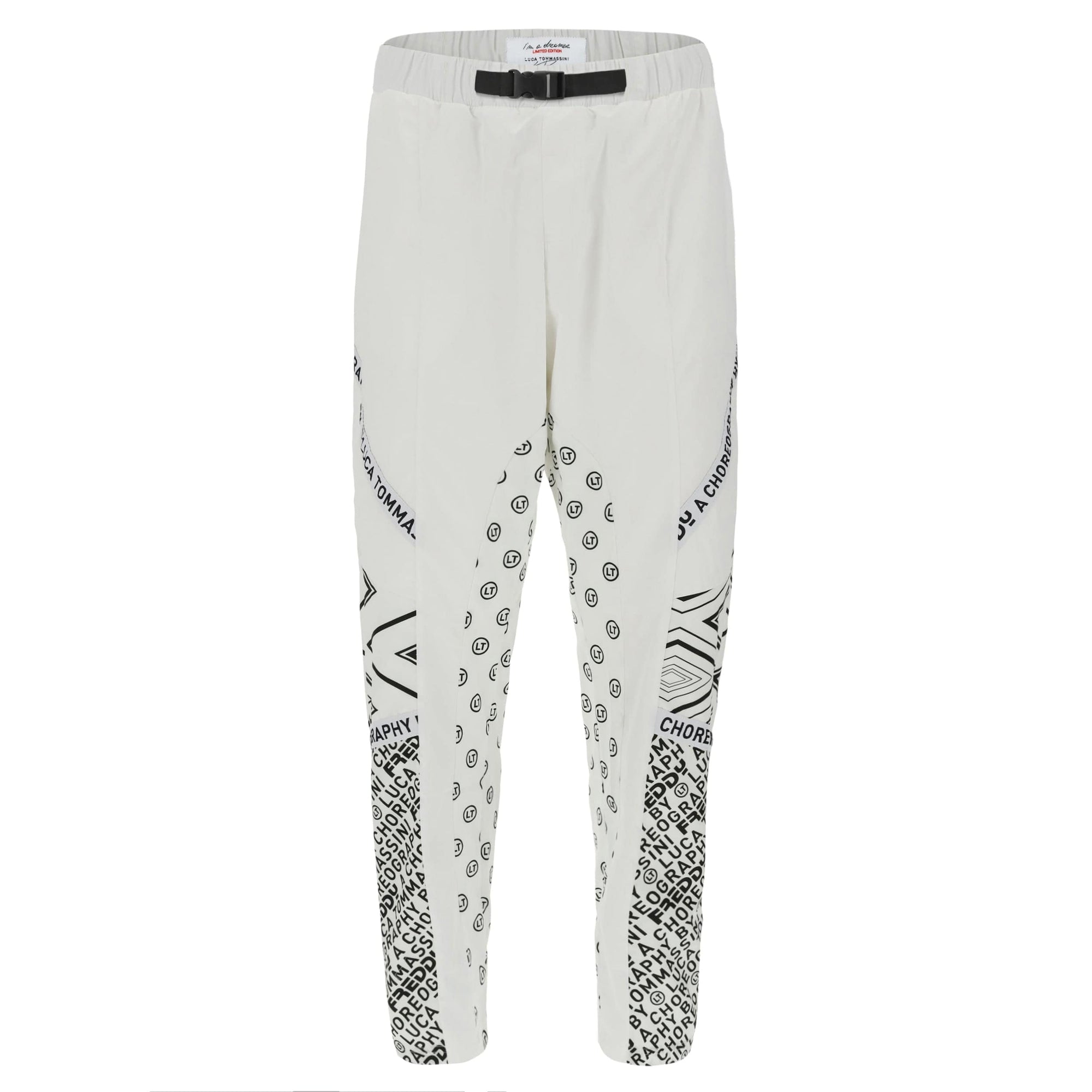 Trousers unisex with pattern print - A Choreography by Luca Tommassini - White 1
