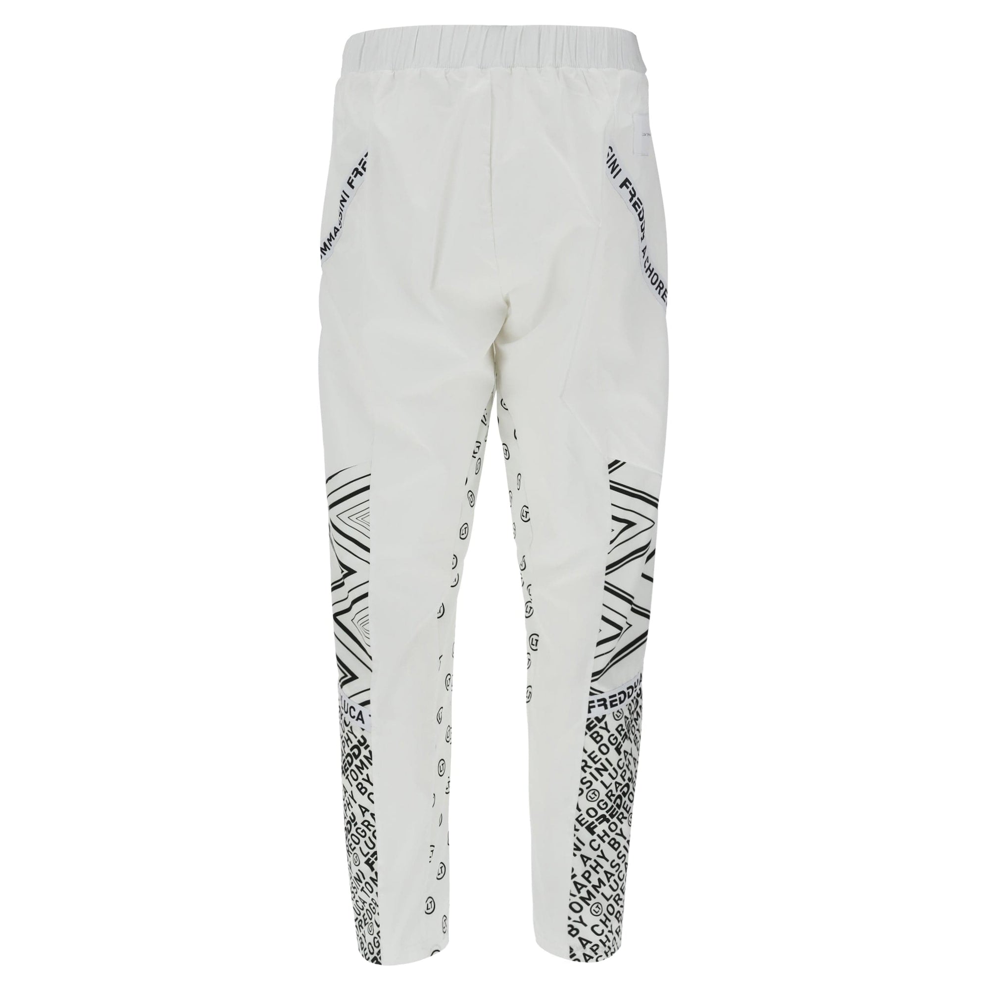 Trousers unisex with pattern print - A Choreography by Luca Tommassini - White 3