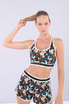 Women’s floral yoga top - 100% Made in Italy 1