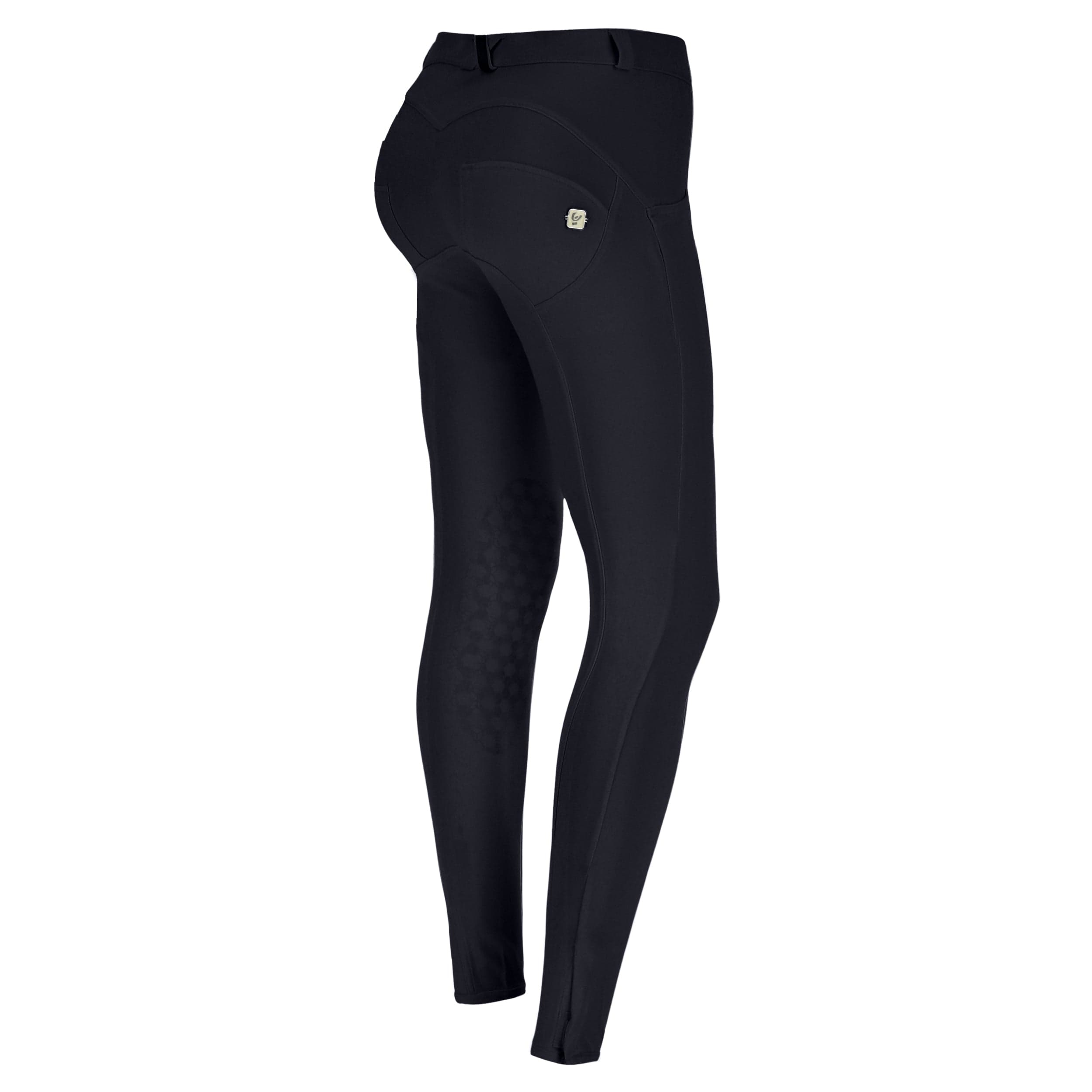 WR.UP® Horse Riding Breeches with Inner Grips - Mid Rise - Full Length - Black 1