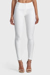WR.UP® Faux Leather - High Waisted - Full Length - White 3