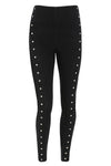 WR.UP® Denim with Studs - High Waisted - Full Length - Black + Black Stitching 1