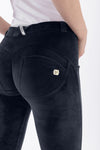 WR.UP® Velvet Trousers - Mid Rise - Full Length - Navy Blue 5
