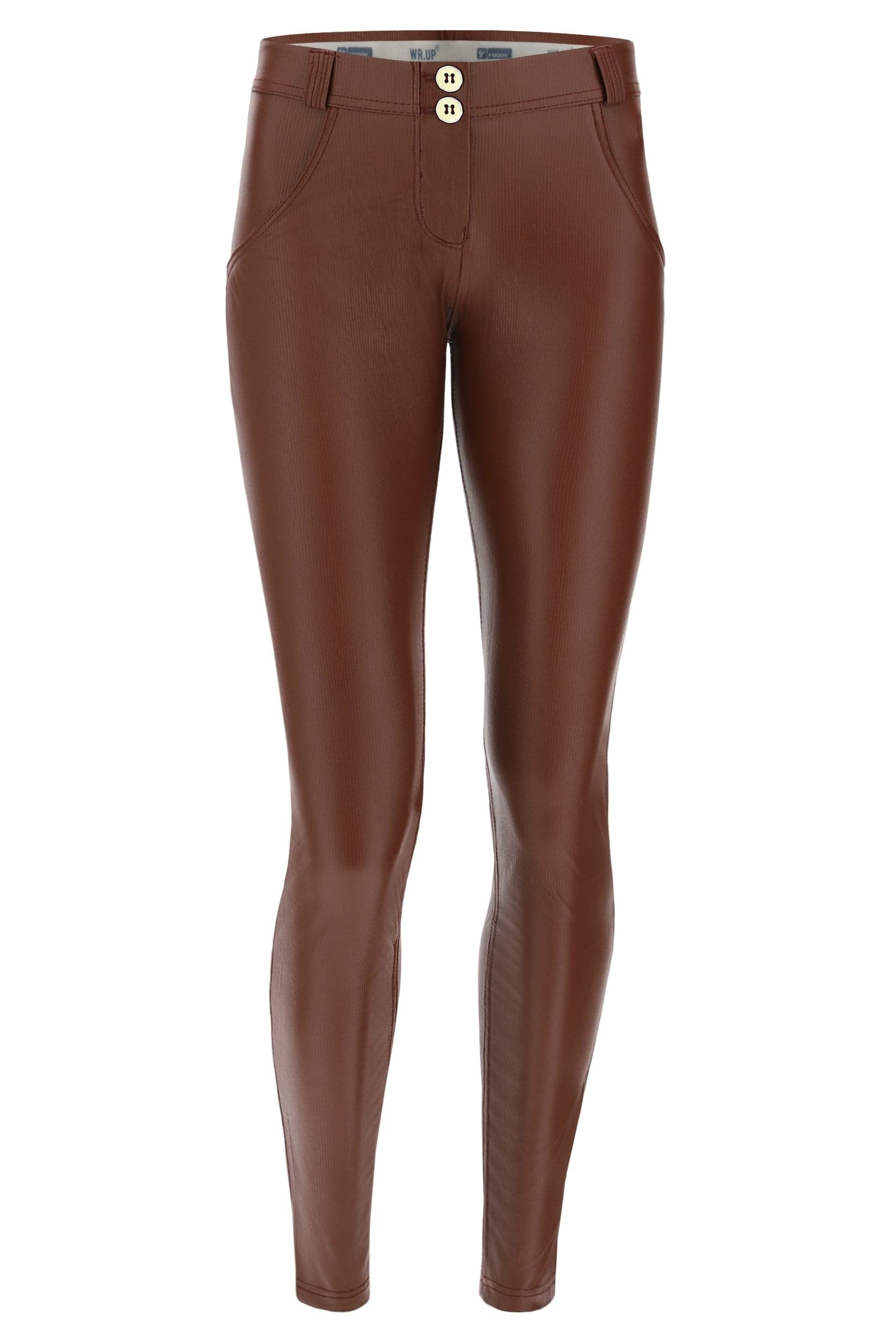 WR.UP® Faux Leather - Mid Rise - Full Length - Brown 2