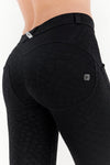 WR.UP® Jacquard Trousers - Mid Rise - Full Length - Black Crocodile 4
