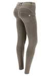 WR.UP® Tencel Trousers - Mid Waist - Full Length - Mud Stone 1