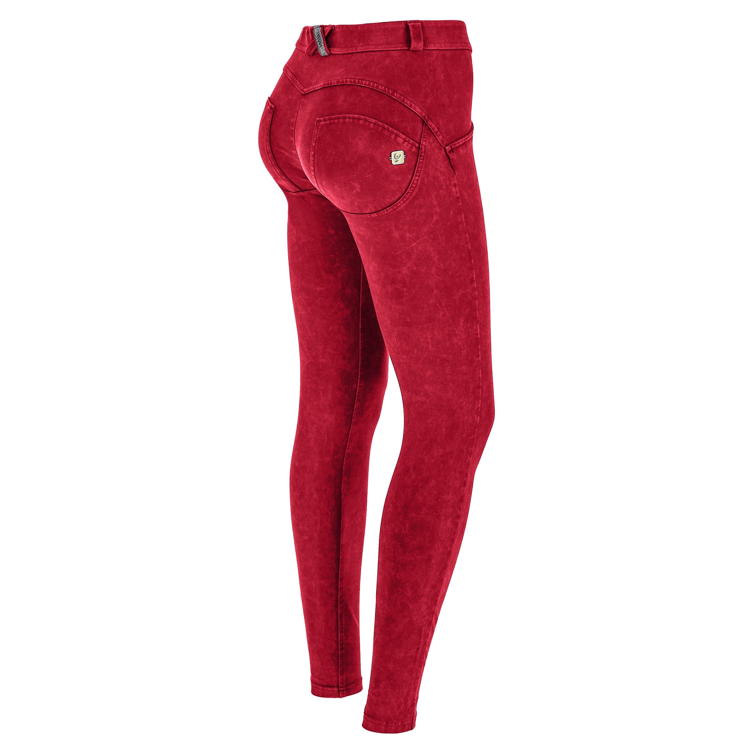 WR.UP® Stonewash - Mid Rise - Full Length - Red 1
