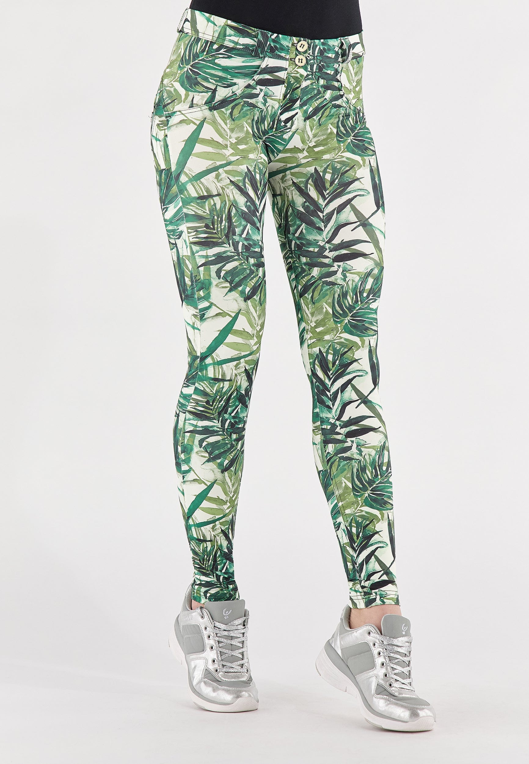 WR.UP® Trousers Diwo Fabric - Mid Waist - Full Length - Jungle Print 3