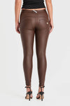 WR.UP® Faux Leather - Mid Rise - Full Length - Chocolate 5