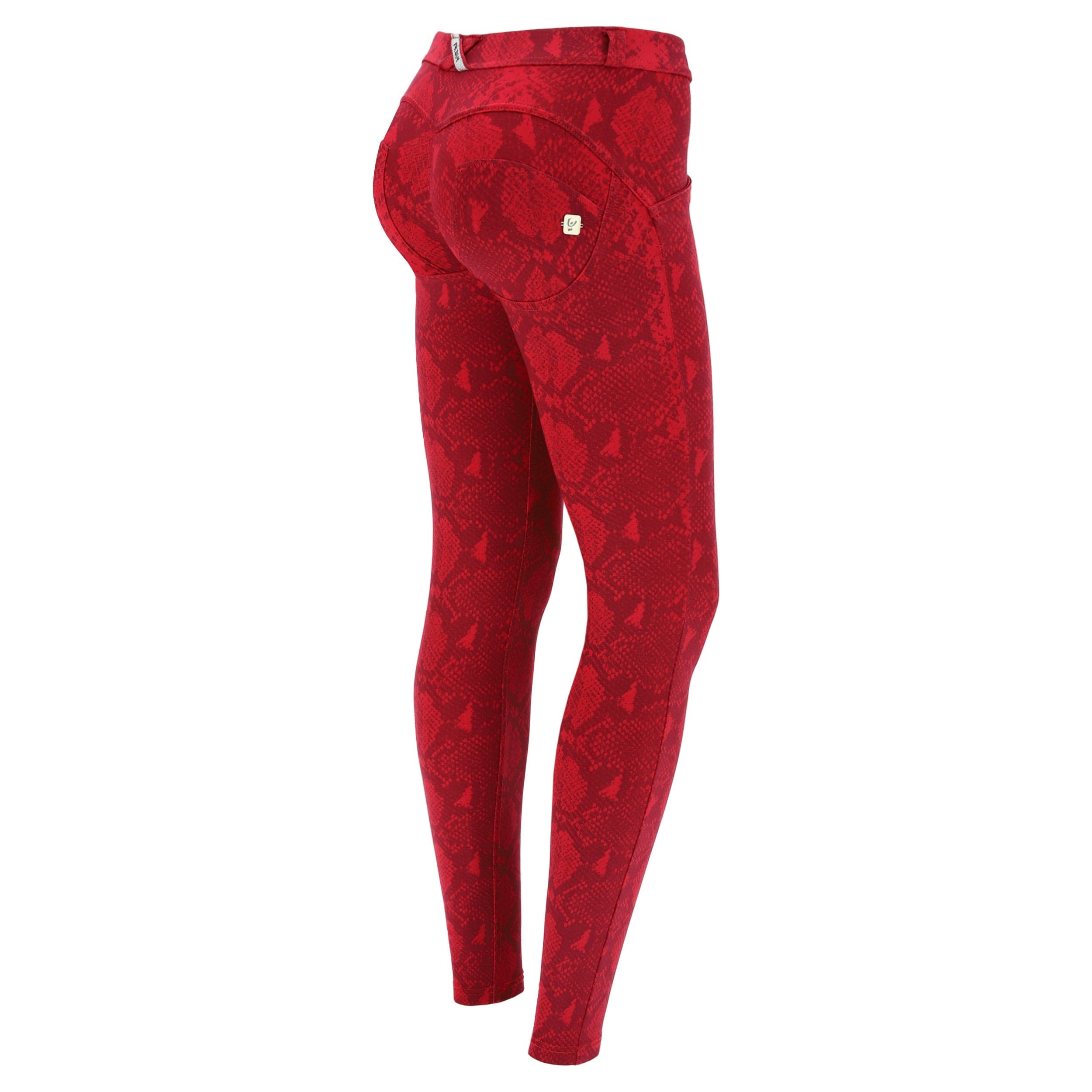 WR.UP® Snake Print Fashion - Mid Rise - Full Length - Red 1