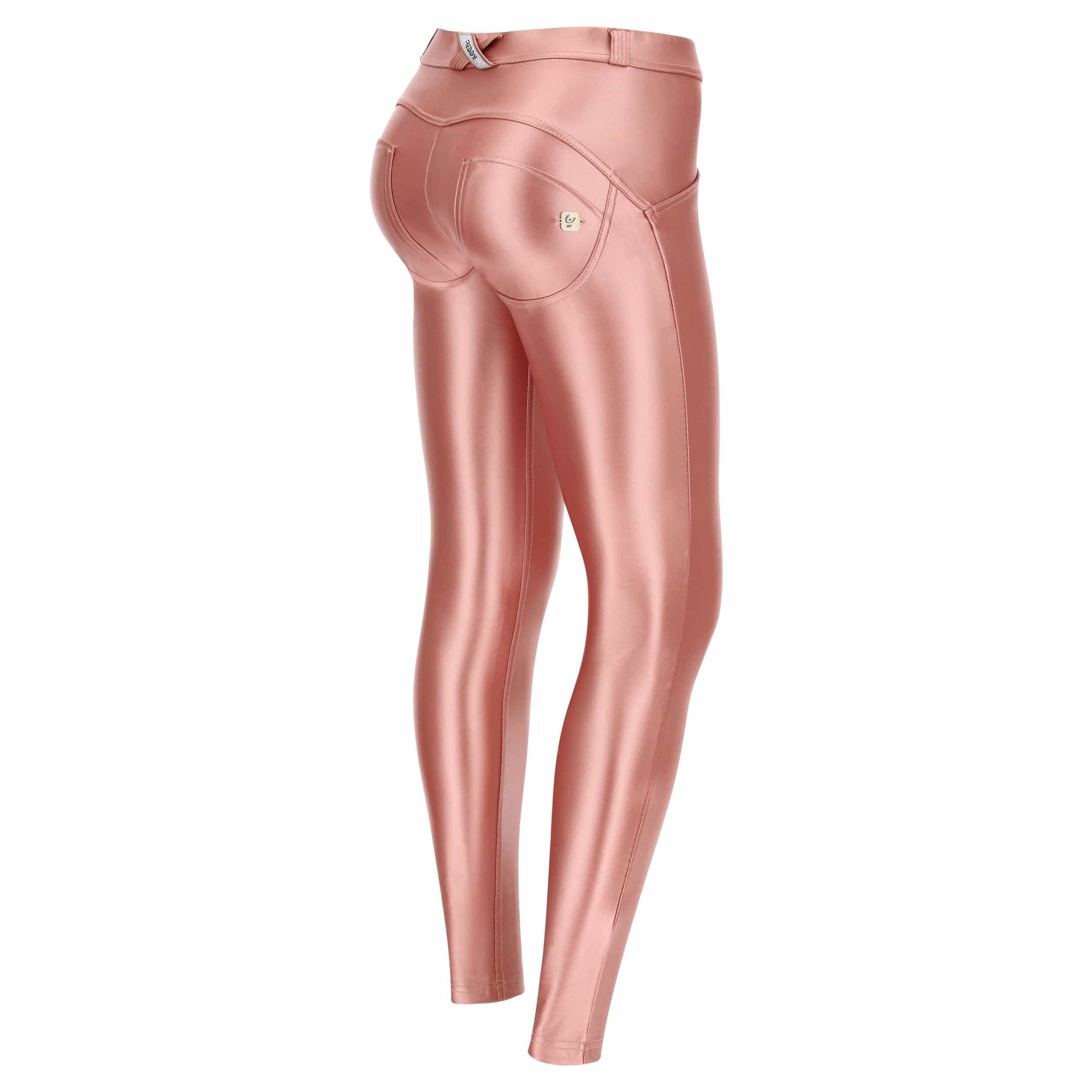 WR.UP Metallic Faux Leather - Mid Rise - Full Length - Pink 1