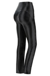 WR.UP® Faux Leather with Sequins - High Waist - Straight Leg - Black 2