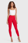 WR.UP® Fashion - High Waisted - 7/8 Length - Red 4