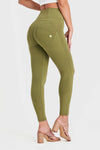 WR.UP® Fashion - High Waisted - 7/8 Length - Olive Green 1