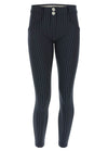 WR.UP® Thick Diwo Pro - Mid Rise - 7/8 Length - Navy Pinstripe 2
