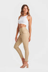 WR.UP® Biker Faux Leather - High Waisted - 7/8 Length - Beige 3