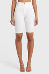 WR.UP® Drill Limited Edition - High Waisted - Biker Shorts - White 2