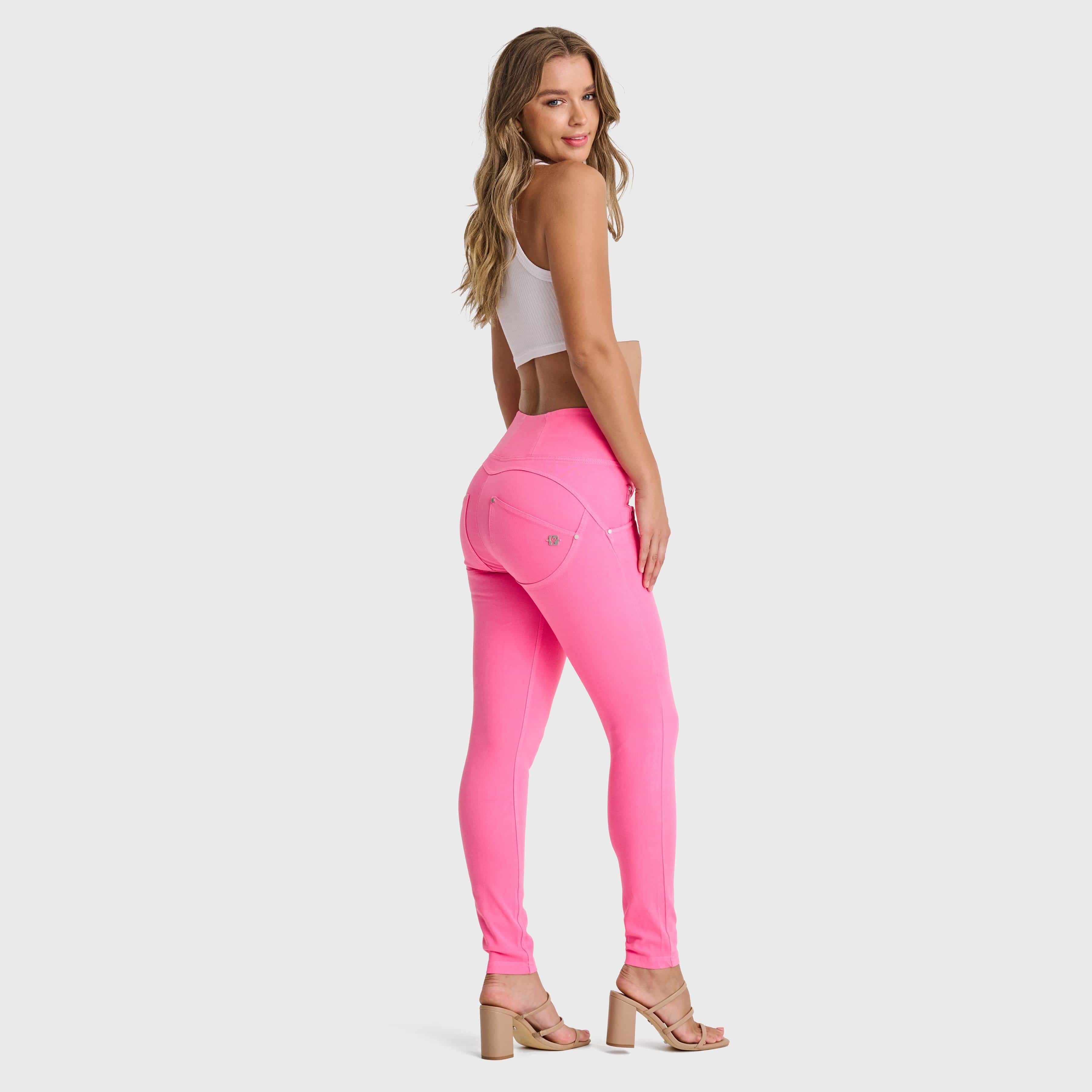 WR.UP® SNUG Jeans - High Waisted - Full Length - Candy Pink 3