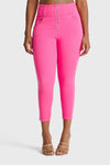 WR.UP® Snug Curvy Jeans - High Waisted - 7/8 Length - Candy Pink 5