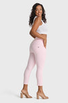 WR.UP® SNUG Curvy Jeans - High Waisted - 7/8 Length - Baby Pink 2