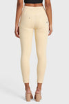 WR.UP® Snug Distressed Jeans - High Waisted - 7/8 Length - Beige 3