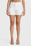 WR.UP® SNUG Jeans - High Waisted - Shorts - White 2