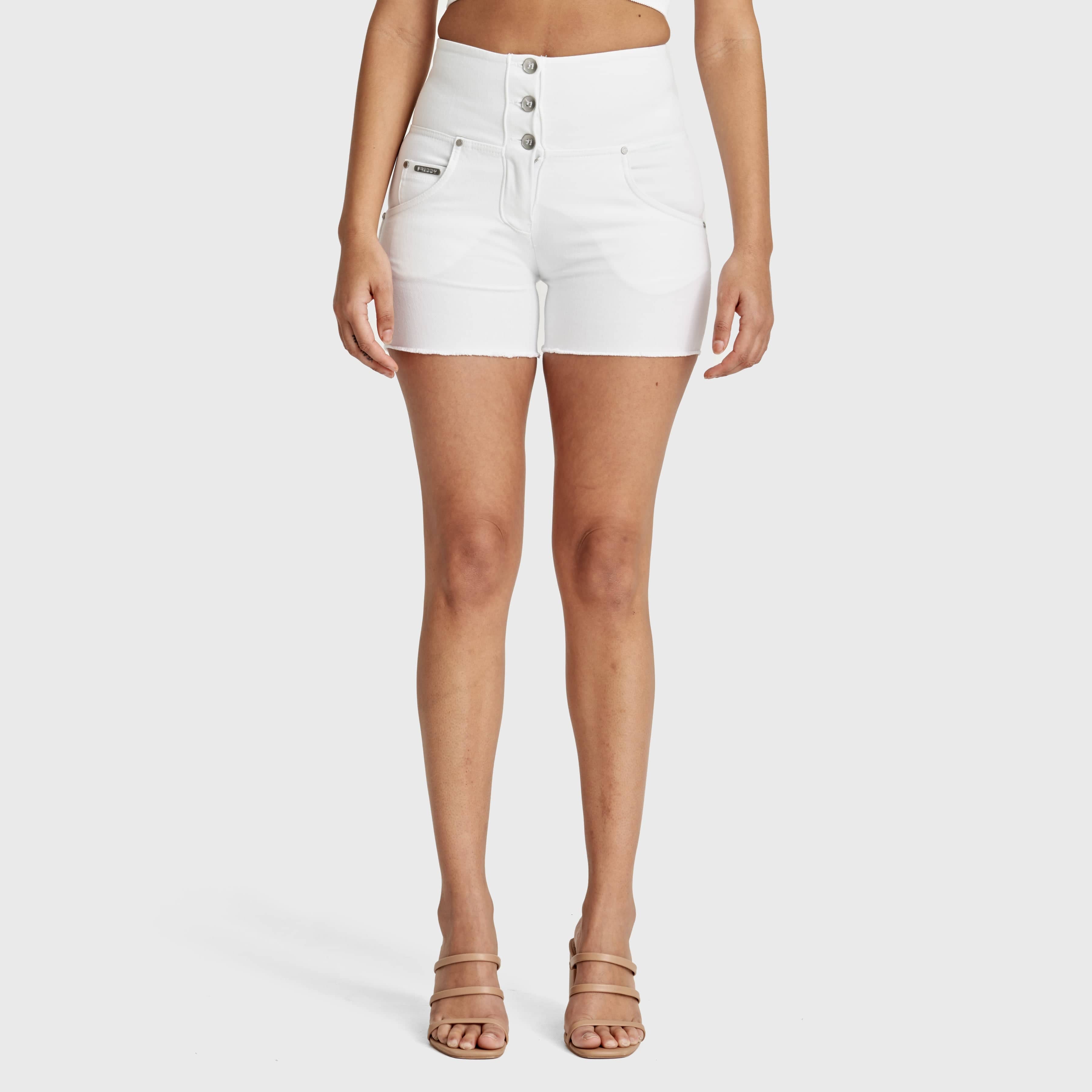 WR.UP® Snug Jeans - High Waisted - Shorts - White 2